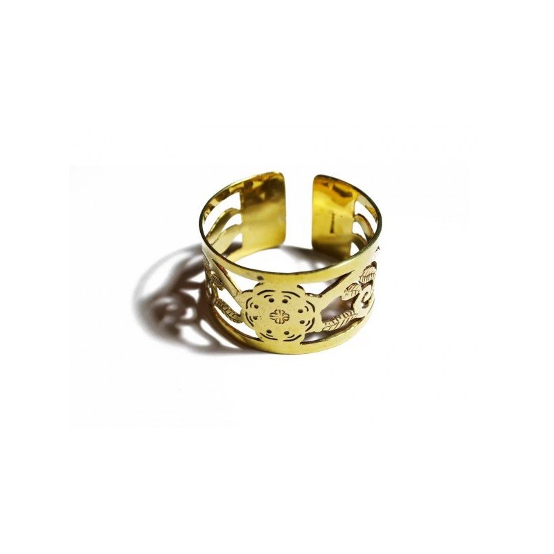 nowar factory  Brass Bangle Flower  Home