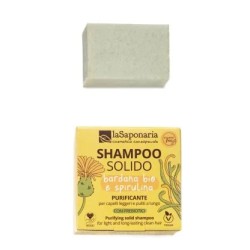 la saponaria  Shampoo solido purificante – Sebo-regolatore e antiforfora per cute grassa  Cosmetici solidi per capelli