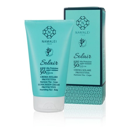 namalei  Crema solare protettiva viso e corpo SPF 50  Protezione solare bio