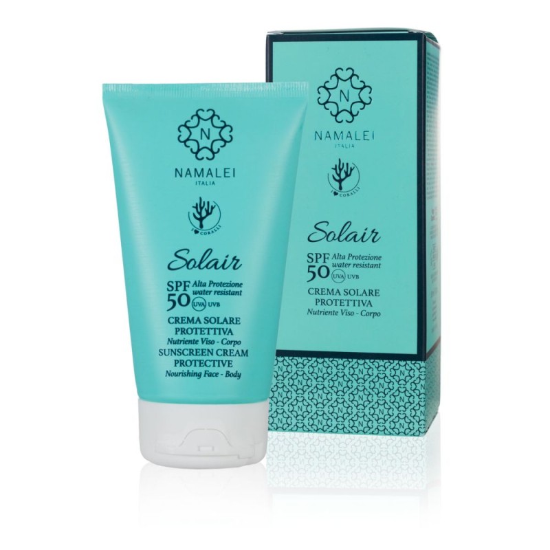 namalei  Crema solare protettiva viso e corpo SPF 50  Protezione solare bio