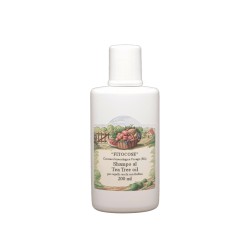 fitocose  Shampoo al Tea Tree Oil – Detergente Purificante per Capelli Secchi con Forfora  Shampoo antiforfora