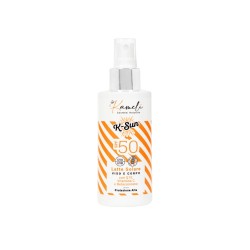 kamelì  Latte solare viso e corpo SPF 50 – Protezione alta con Q10, vitamina C e betacarotene  Protezione solare bio