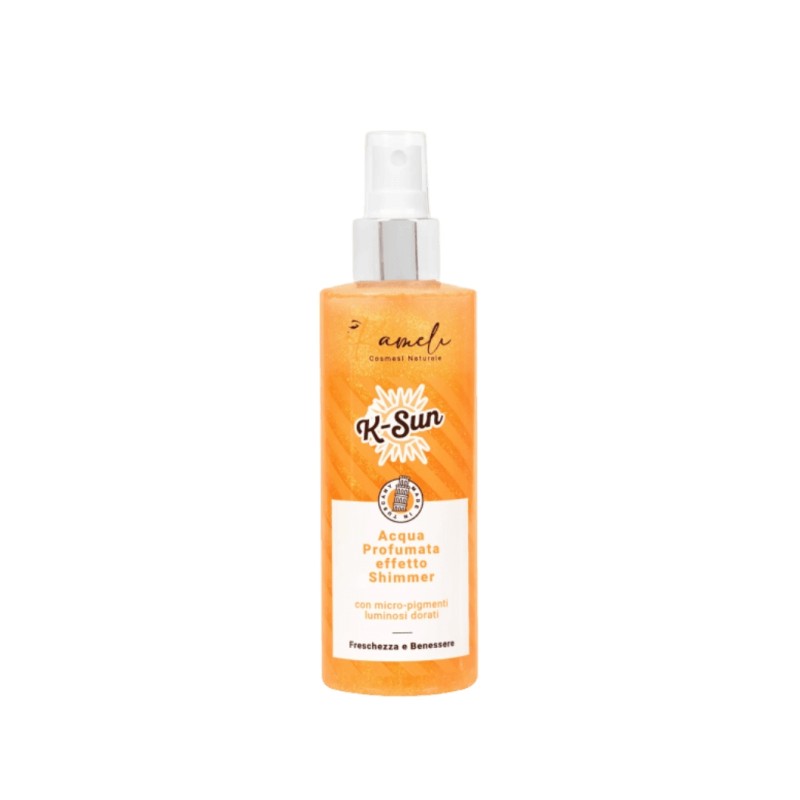 kamelì  K-Sun Acqua profumata shimmer – Effetto luminoso e rinfrescante con micro pigmenti oro  Profumi