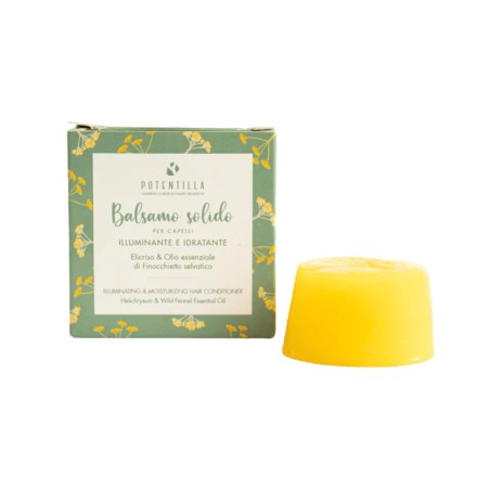 potentilla  Balsamo Solido Illuminante e Idratante  Balsamo Capelli Secchi e Trattati
