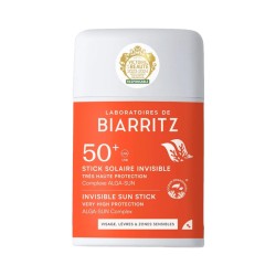 laboratoires de biarritz  Stick solare invisibile SPF50+ Bio - Labbra e zone sensibili  Protezione solare bio