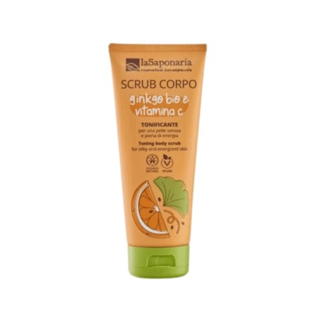 la saponaria  Scrub corpo tonificante – Ginkgo bio e Vitamina C  Scrub Corpo