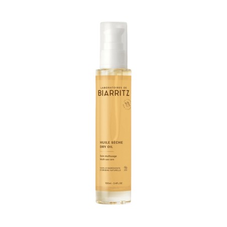 laboratoires de biarritz  Olio Secco Biologico - Trattamento Multiuso Nutriente Viso, Corpo e Capelli  Oli e Burri