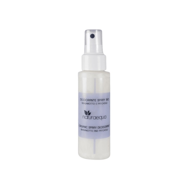 naturaequa  Deodorante spray bio bergamotto e patchouli  Deodoranti