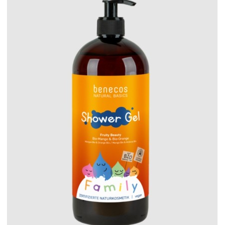 benecos  Gel Doccia Mango e Arancia - Fruity Beauty  Bagnoschiuma Bio