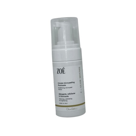 zoe cosmetics  C-Glow Mousse – Mousse Micro Peeling Illuminante con Vitamina C e AHA  Detergenti viso