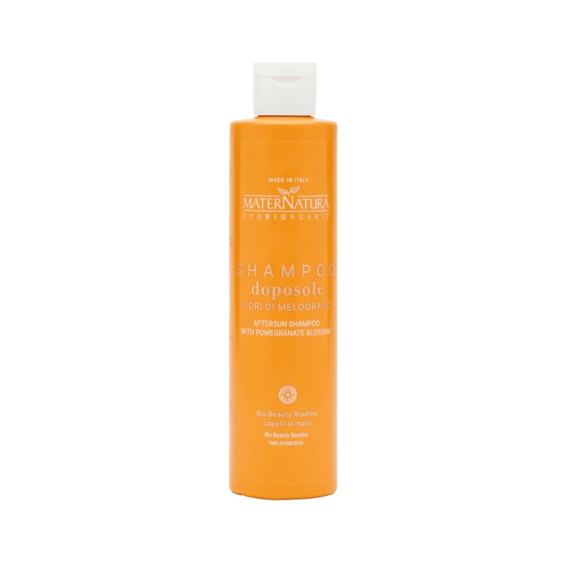 maternatura  Shampoo Doposole ai Fiori di Melograno  Shampoo Capelli Secchi e Trattati