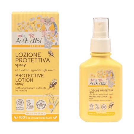 anthyllis  Lozione Protettiva Spray Contro gli Insetti  Spray antizanzare bio