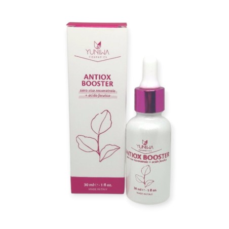 yuniwa cosmetics  Antiox Booster - Siero viso antiossidante  Booster e attivi