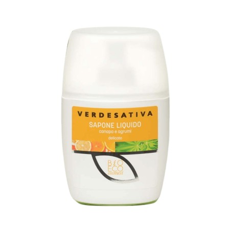 verdesativa  Sapone liquido agrumi e canapa  Saponi