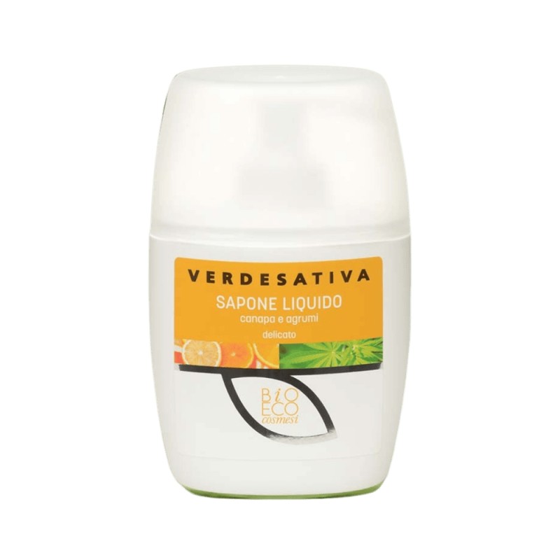 verdesativa  Sapone liquido agrumi e canapa  Saponi