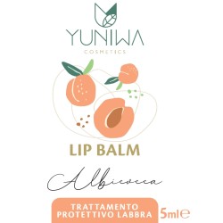 yuniwa cosmetics  Balsamo Labbra Protettivo - Albicocca  Lipbalm Naturali Yuniwa Cosmetics