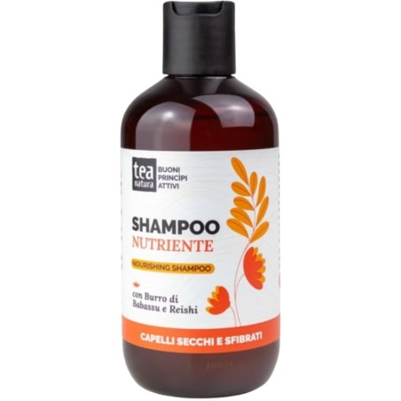 tea natura  Shampoo Nutriente con Burro di Babassu e Reishi  Shampoo Capelli Secchi e Trattati