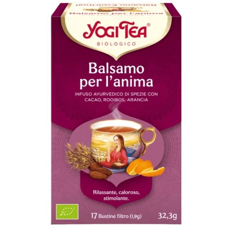 yogi tea  Infuso Rilassante Balsamo per l’anima  Te e tisane