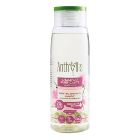 anthyllis  Shampoo Purificante Con estratto di Bardana​  Shampoo bio capelli grassi
