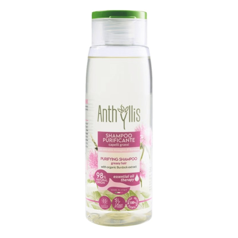 anthyllis  Shampoo Purificante Con estratto di Bardana​  Shampoo bio capelli grassi