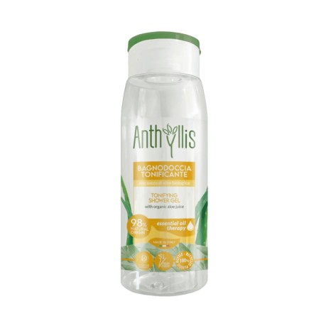 anthyllis  Bagnodoccia tonificante con succo di aloe biologico  Bagnoschiuma Bio