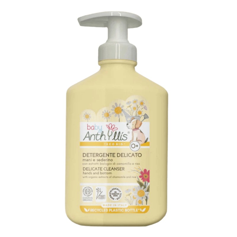 anthyllis  Detergente delicato Mani e Sederino  Bagnetto neonati