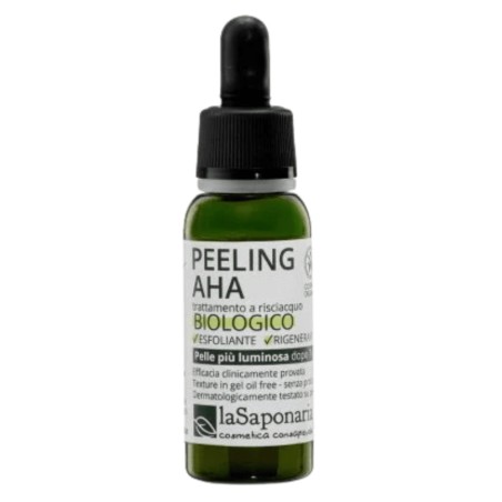 la saponaria  Peeling AHA biologico - Attivo Rigenerante ed Uniformante  Scrub Viso