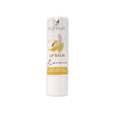 yuniwa cosmetics  Balsamo Labbra Protettivo - Banana  Lipbalm Naturali Yuniwa Cosmetics