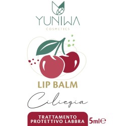 yuniwa cosmetics  Balsamo Labbra Protettivo - Ciliegia  Lipbalm Naturali Yuniwa Cosmetics