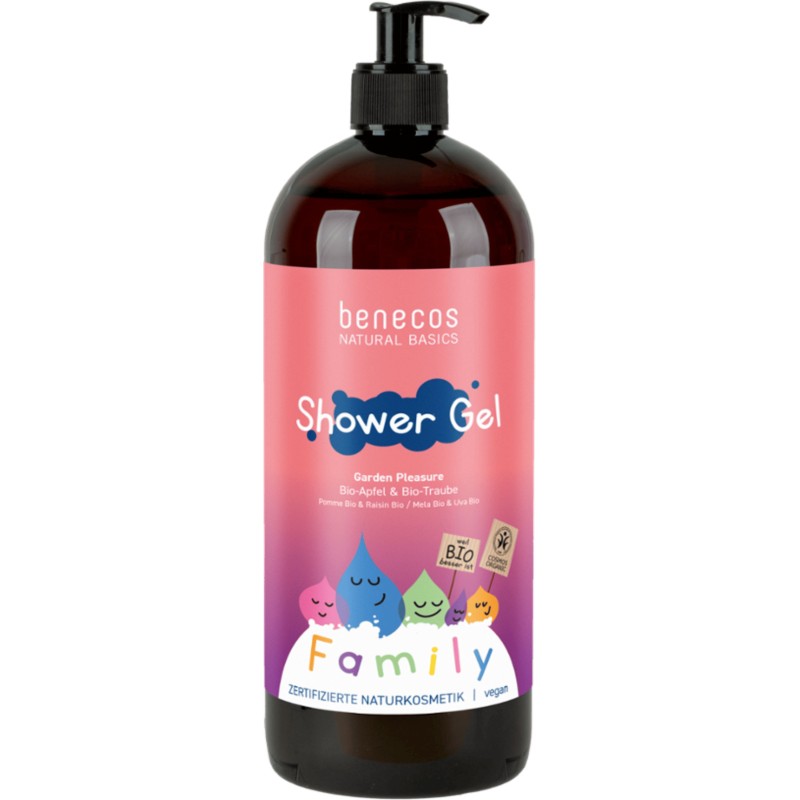 benecos  Doccia Gel Mela e Uva Garden Pleasure  Bagnoschiuma Bio