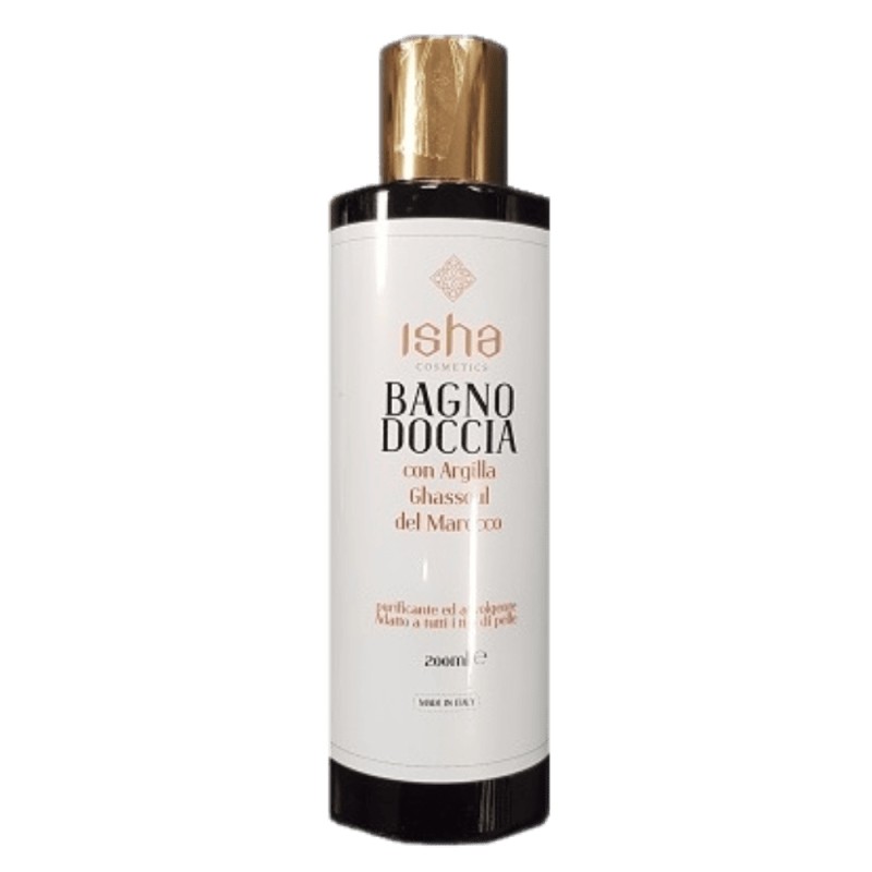 isha  Bagno Doccia con Argilla Ghassoul  Bagnoschiuma Bio