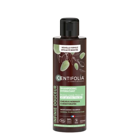 centifolia  Shampoo idratante – Capelli da normali a disidratati  Shampoo Capelli Secchi e Trattati
