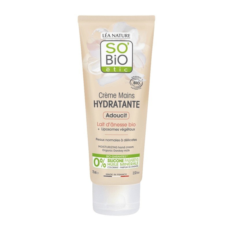 so’bio étic  Latte d'Asina - Crema Mani Carezza Idratante  Cura Mani e Unghie