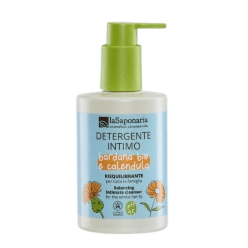 la saponaria  Detergente Intimo Riequilibrante - Bardana Bio e Calendula  Detergente intimo