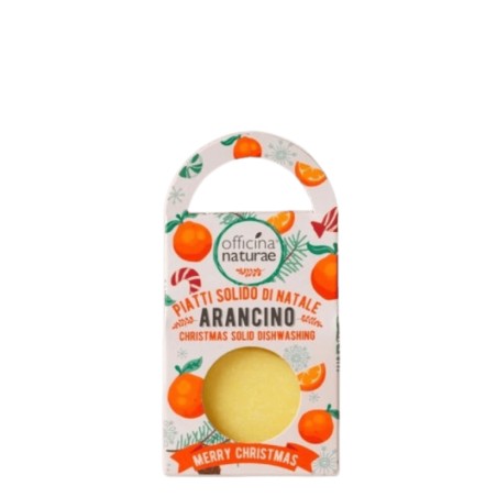 officina naturae  Detergente Piatti Solido di Natale Arancino  Piatti