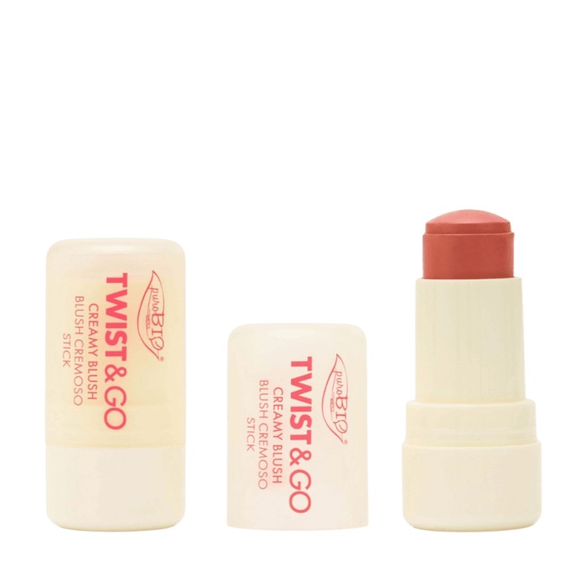 purobio  Twist & Go Blush Cremoso in Stick - 03 Macaron  Blush