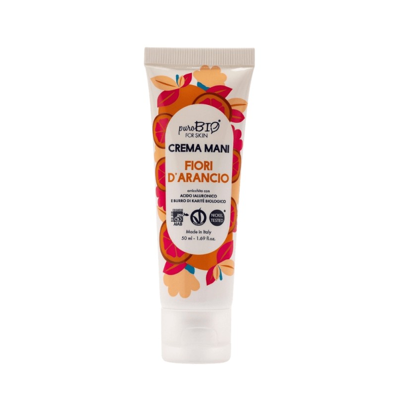 purobio  Crema Mani Fiori d'Arancio  Cura Mani e Unghie