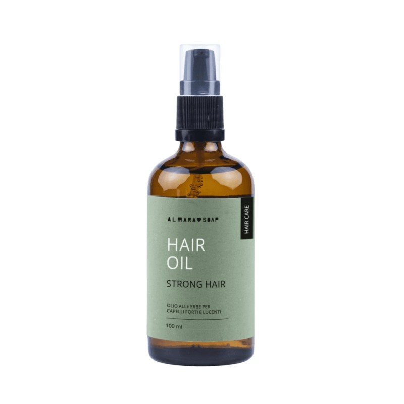 almara soap  Hair Oil Strong Hair – Olio per Capelli Forti e Lucenti  Lozioni per capelli e oli