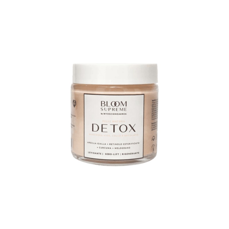 my sezione aurea  Bloom Supreme Detox Mask - Maschera Viso per pelle Normale o Matura  Maschere Viso