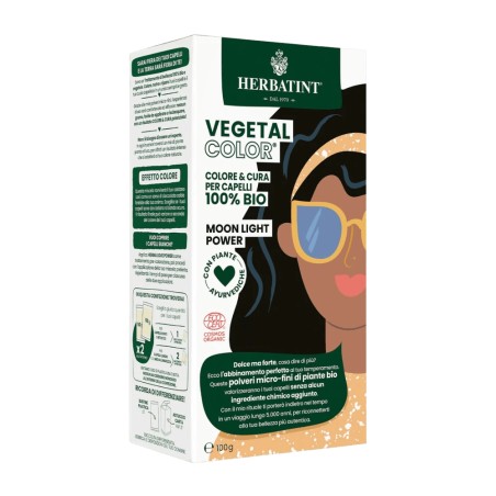 herbatint  Vegetal Color Moon Light Power – Nero  Henné e tinte vegetali
