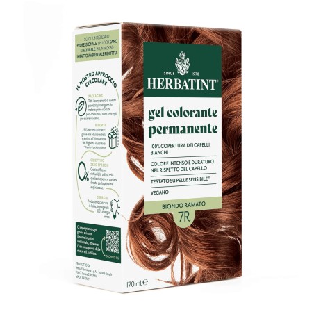 herbatint  Gel Colorante Permanente 7R Biondo Ramato  Tinte per capelli