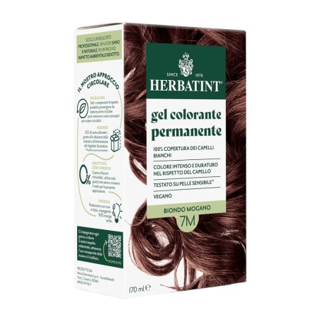 herbatint  Gel Colorante Permanente 7M Biondo Mogano  Tinte per capelli