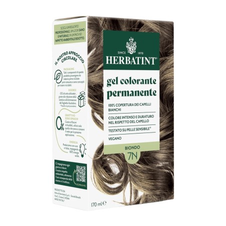 herbatint  Gel Colorante Permanente 7N Biondo  Tinte per capelli
