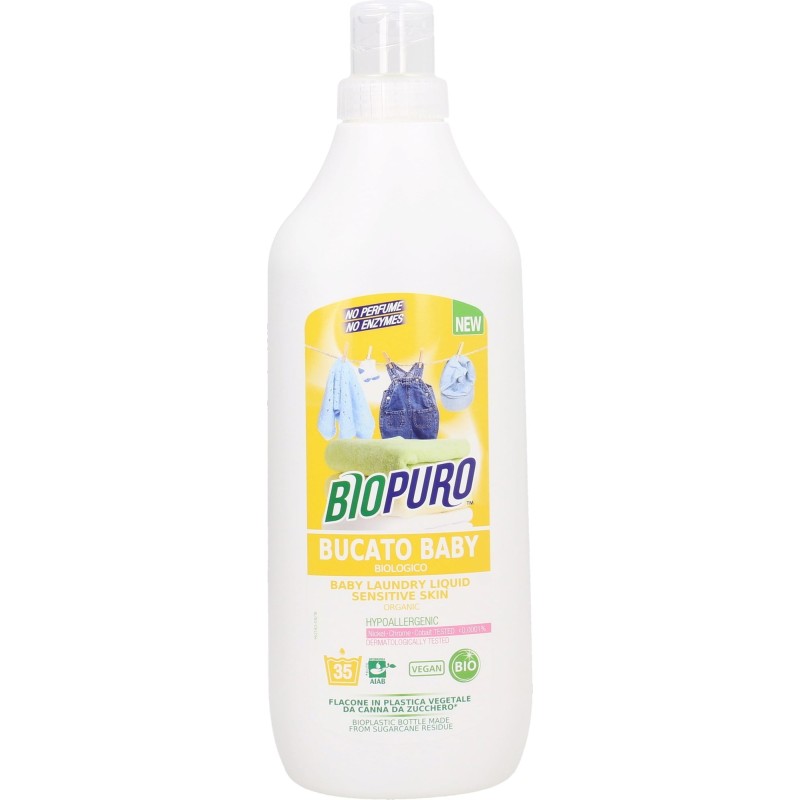 biopuro  Bucato Baby Senza Profumo  Detersivo liquido