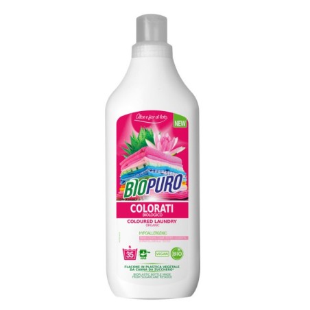 biopuro  Detersivo Liquido Per Capi Colorati  Detersivo liquido