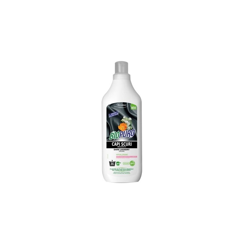 biopuro  Detersivo Liquido per Capi Scuri  Detersivo liquido