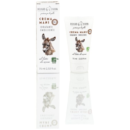 delicato d'asina  Crema Mani al Latte d'Asina  Cura Mani e Unghie