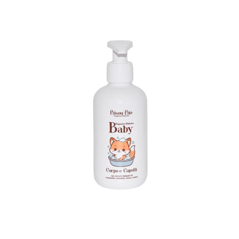 bisou bio  BABY Bagnetto Delicato Corpo e Capelli  Bagnetto neonati