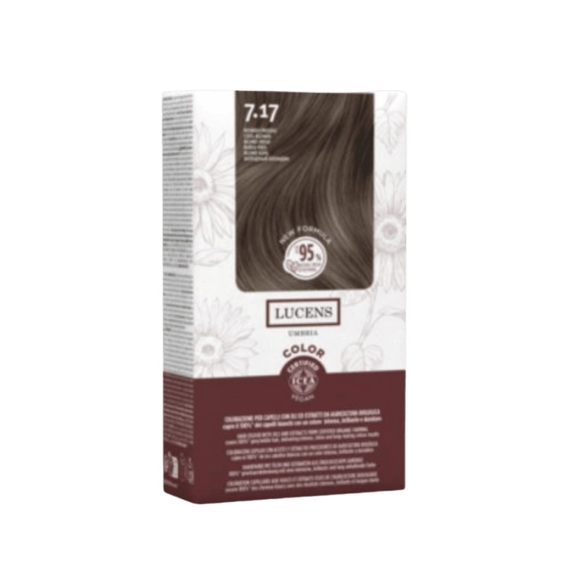 villa lodola  Lucens Umbria Tinta Senza Ammoniaca 7.17 - Biondo Freddo  Tinte per capelli