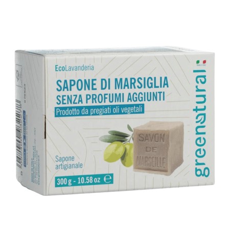 greenatural  Sapone di Marsiglia senza profumi aggiunti  Saponi da bucato